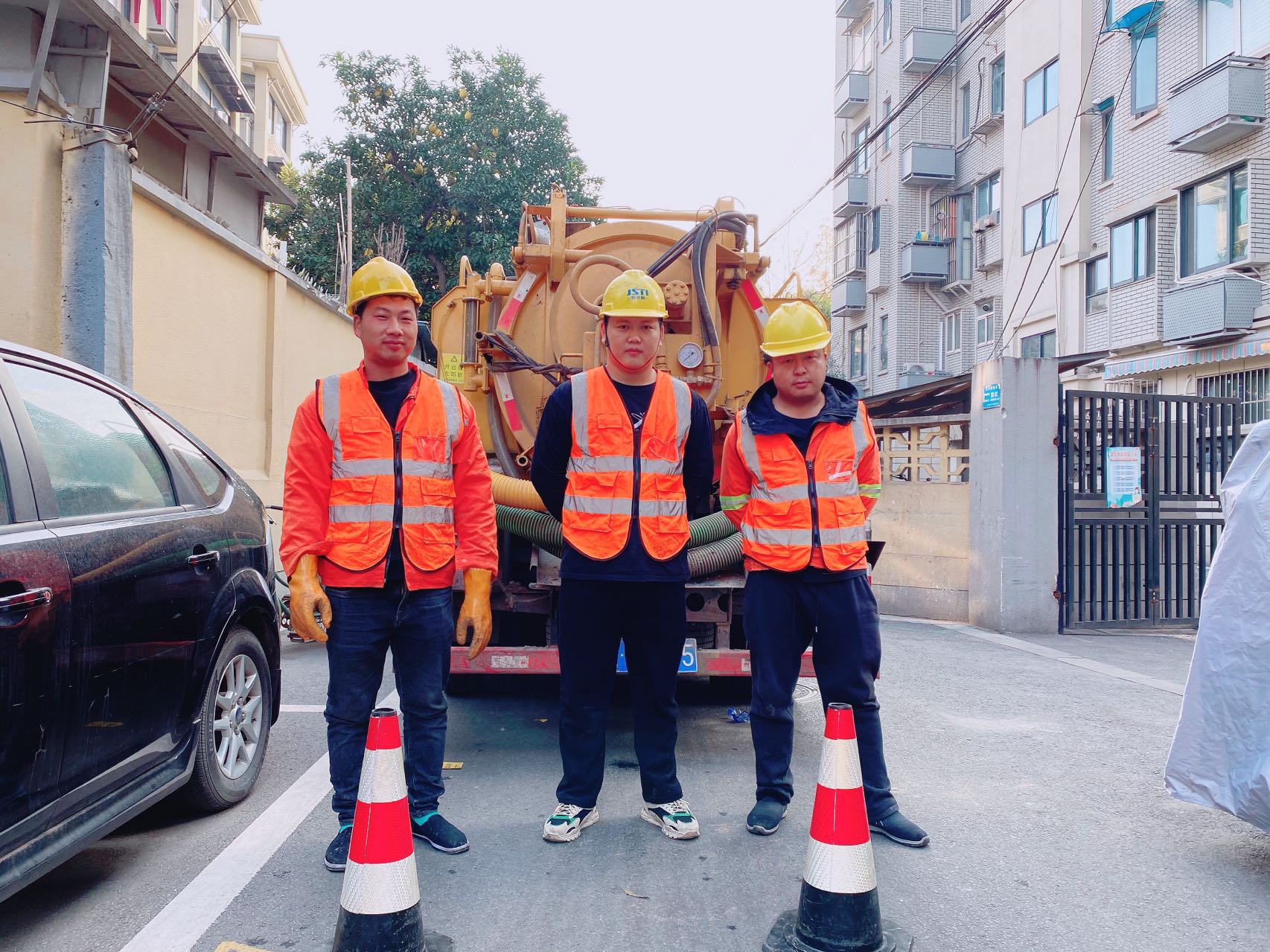 江心洲南京某小区管道清淤检测施工